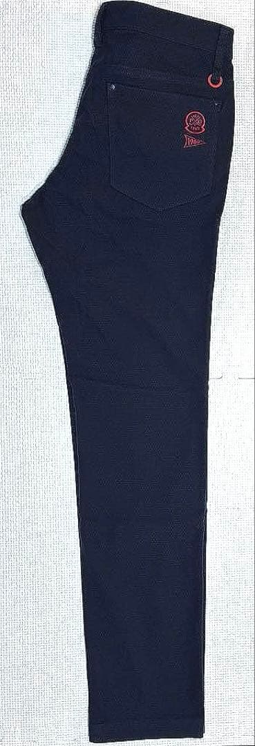 パーリーゲイツ ドビーピラミッド 表ピーチボンディング5Pパンツ（NAV／5）