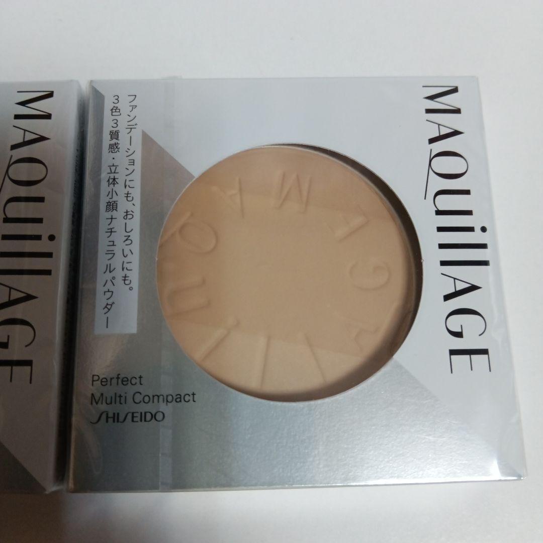 2個 マキアージュ パーフェクト マルチコンパクト 11 ピーチベージュ
