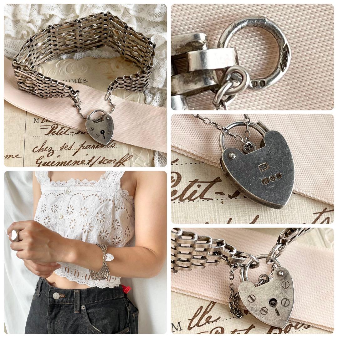 IRoHA イギリスアンティーク パドロックデザイン ブレスレット