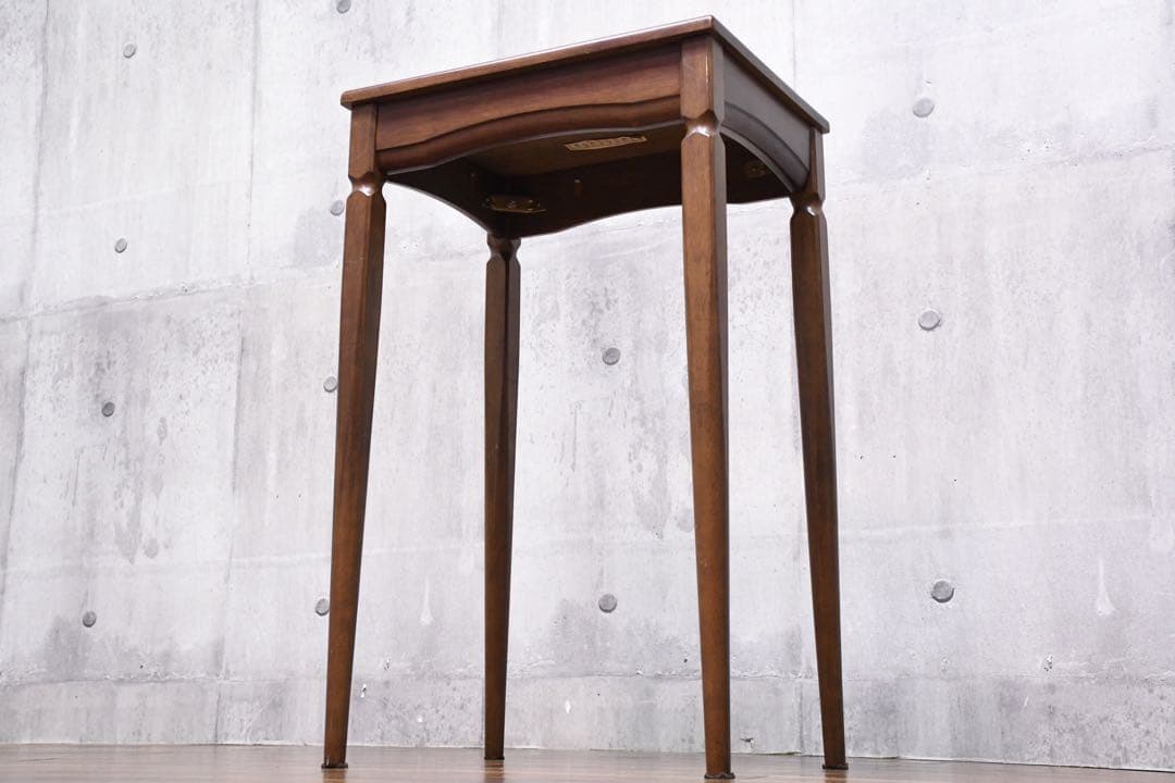 DLK145 クラシック アンティーク調 花台 飾り台 サイドテーブル