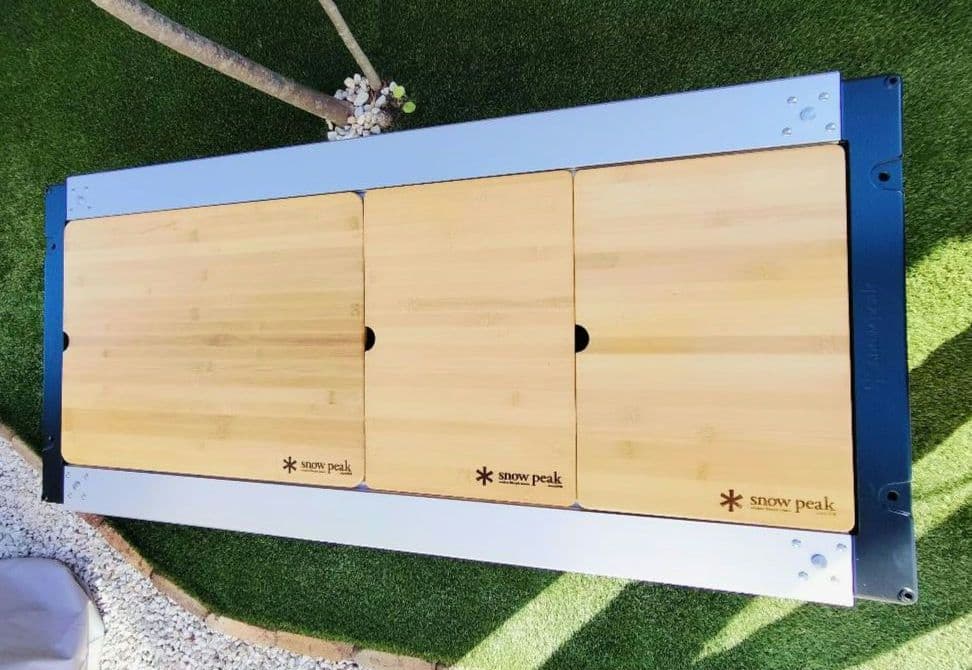 ☆希少☆初期型☆snowpeak IGT ウッドテーブル 3枚セット ケース付