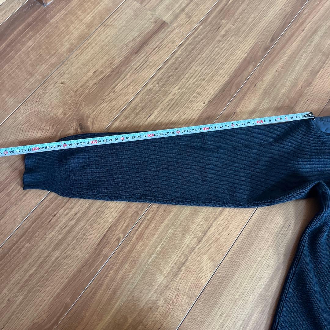 モンクレール　moncler ブラック タートルネックニット