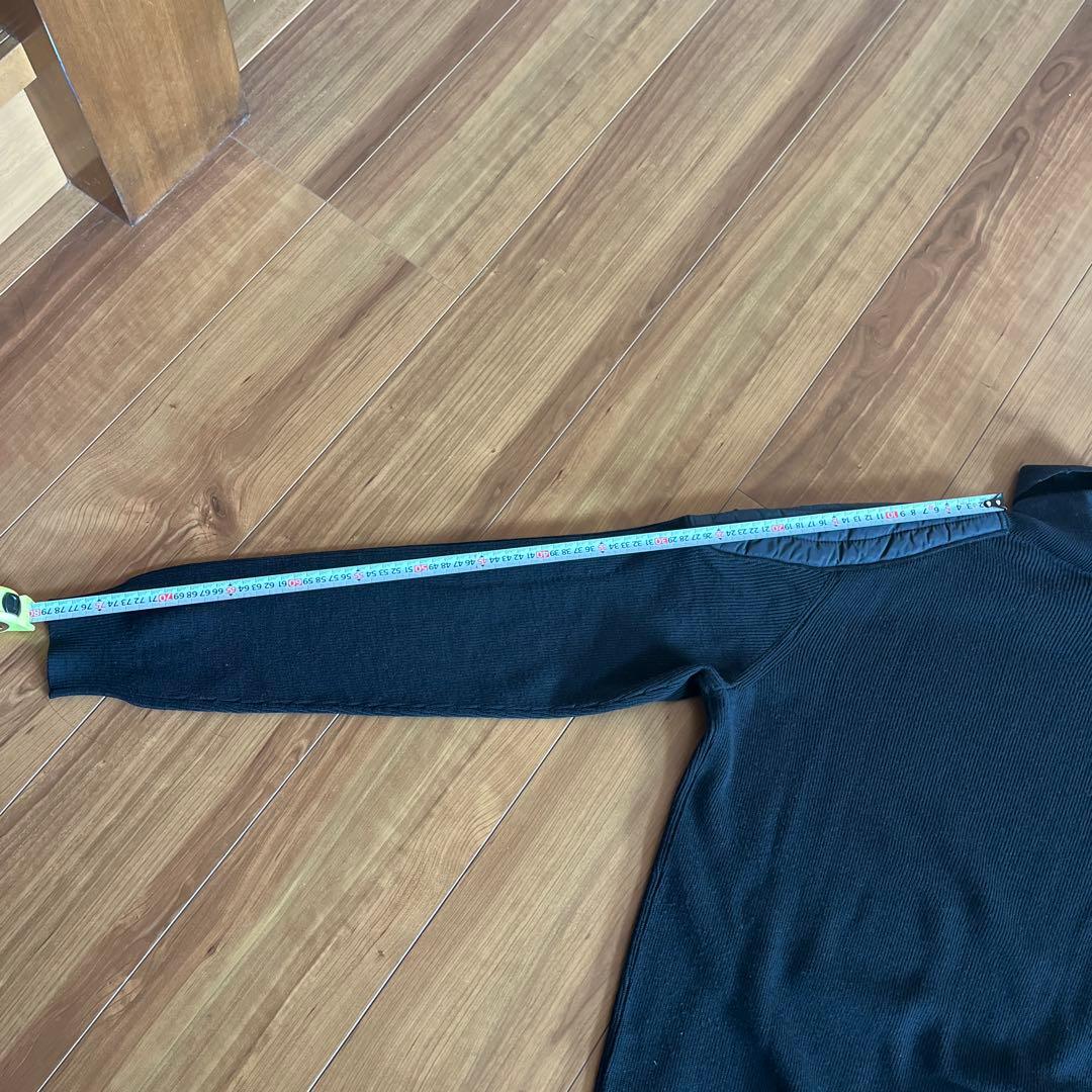 モンクレール　moncler ブラック タートルネックニット