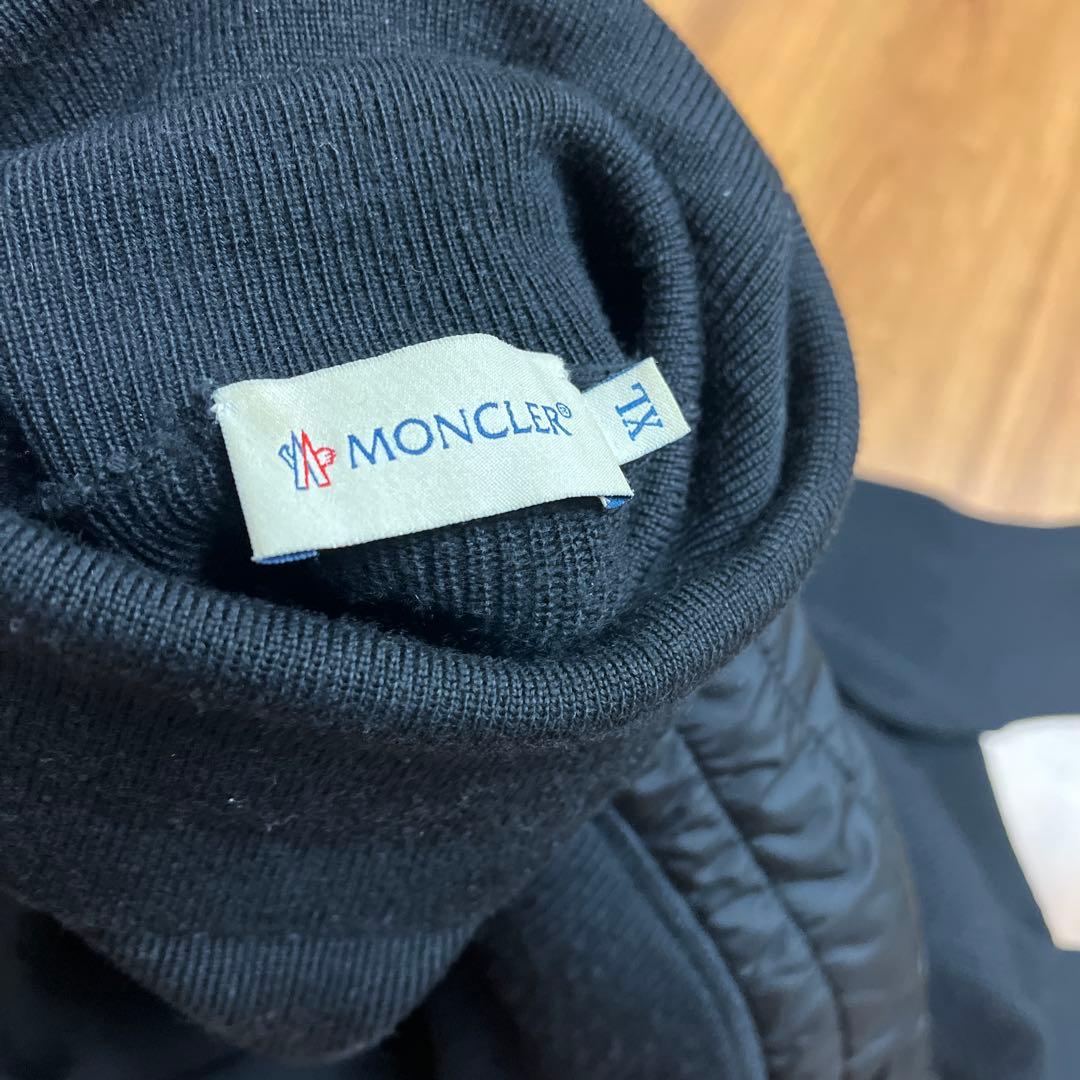 モンクレール　moncler ブラック タートルネックニット