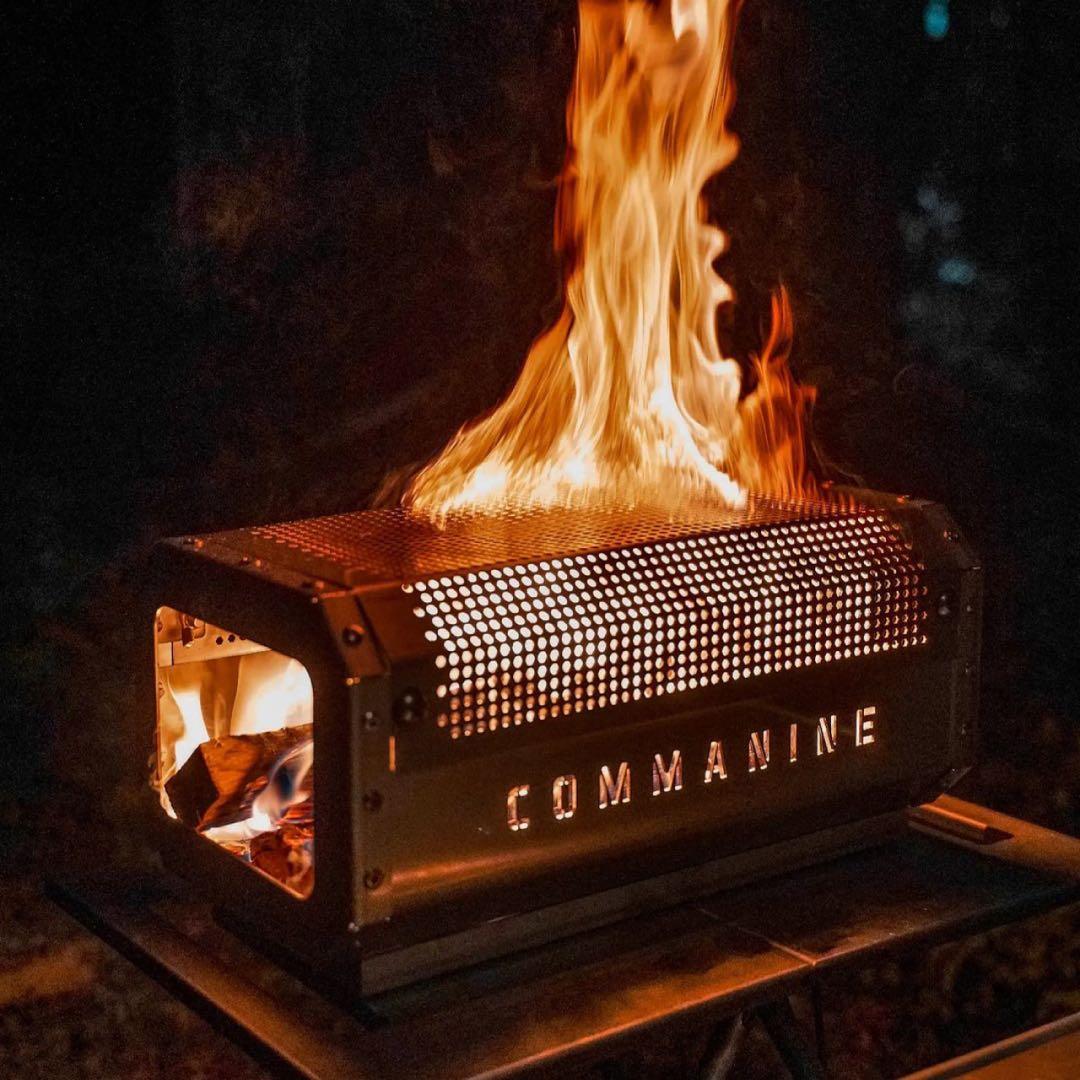 COMMA NINE 焚き火台 mountpelee（モンフレ） スタンド付き