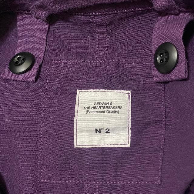 野村訓市さん着用 20AW BEDWIN M-65 モッズコート 2 パープル - メルカリ