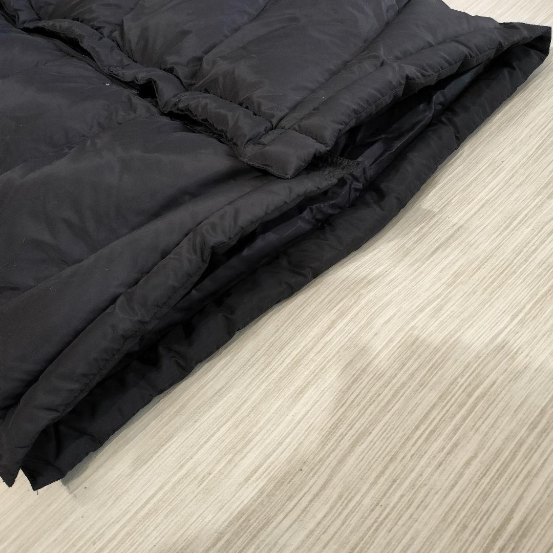 美品】ATHLETA アスレタ フード付ダウンベンチコート/ Sサイズ 黒