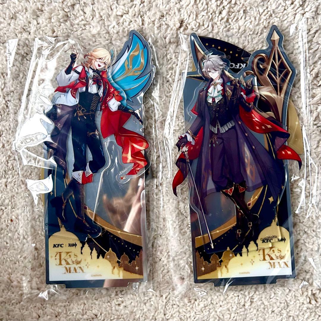 ゆ*ふ様 原神 KFC コラボ アルハイゼン カーヴェ アクリルスタンド