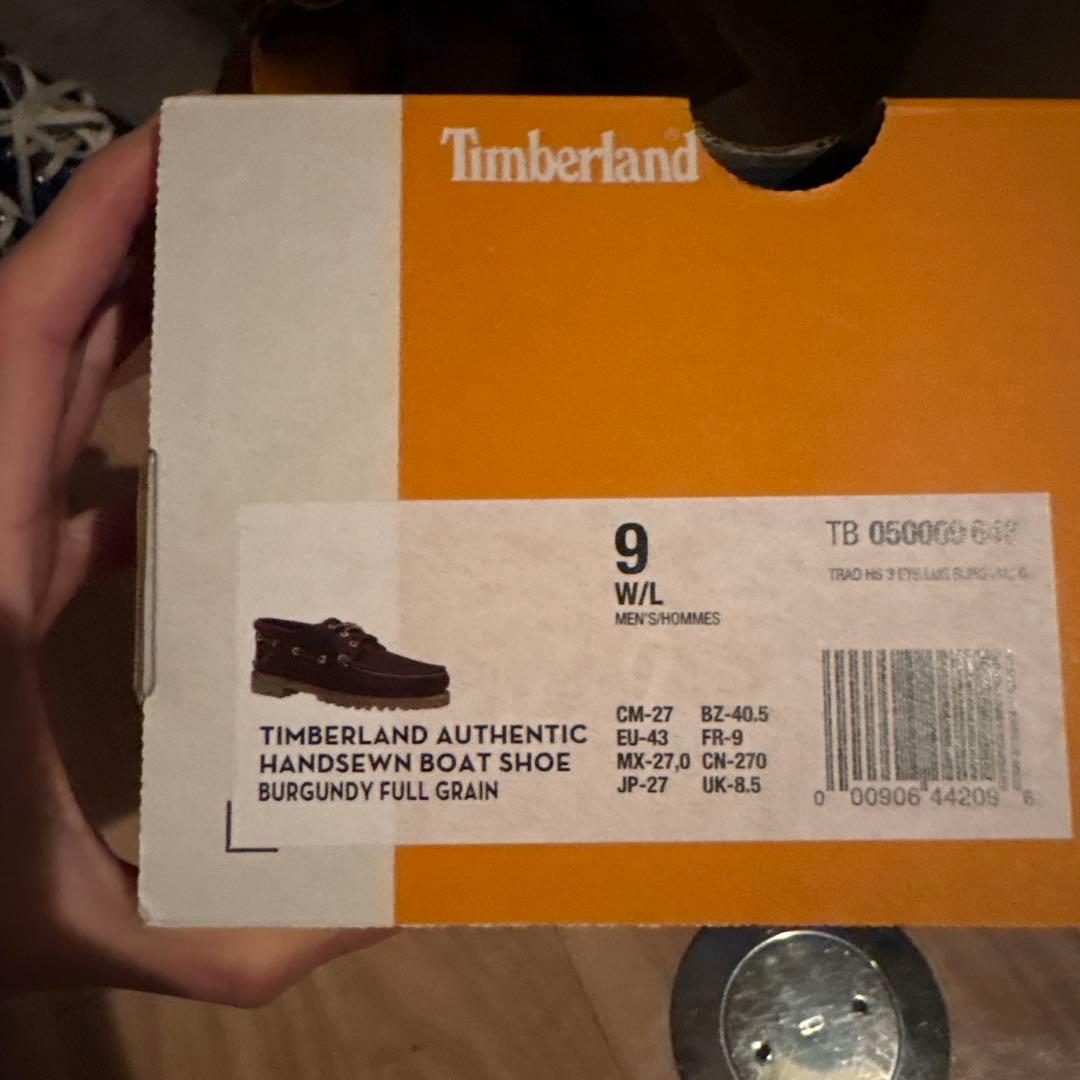 Timberland ティンバーランド 3eye バーガンディ箱付き