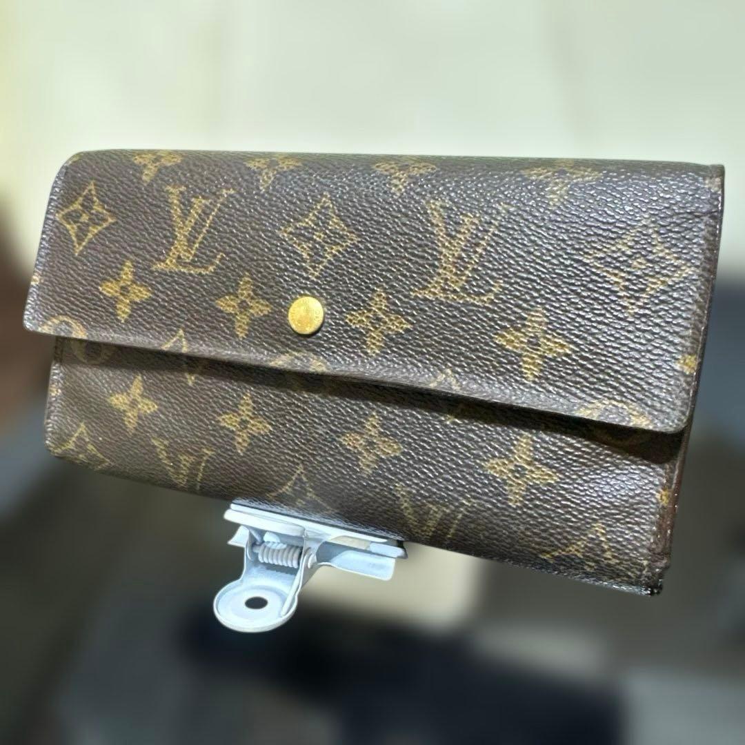 ④★良品♪モノグラム 三つ折り長財布