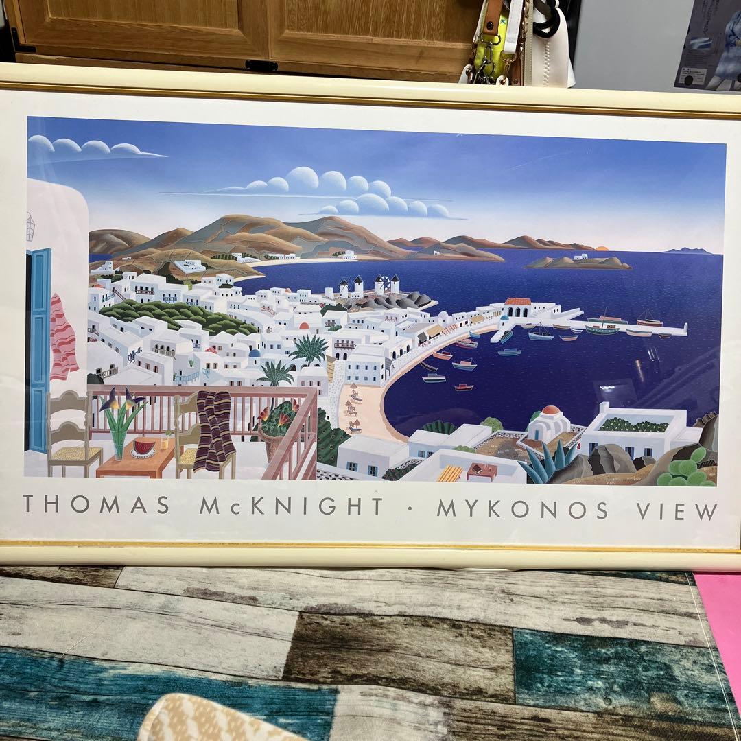 トーマスマックナイト ミコノス ビュー額縁付き - メルカリ