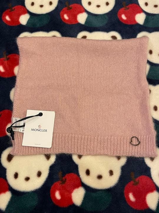 MONCLER モンクレール マフラー ショール　薄ピンク　新品未使用
