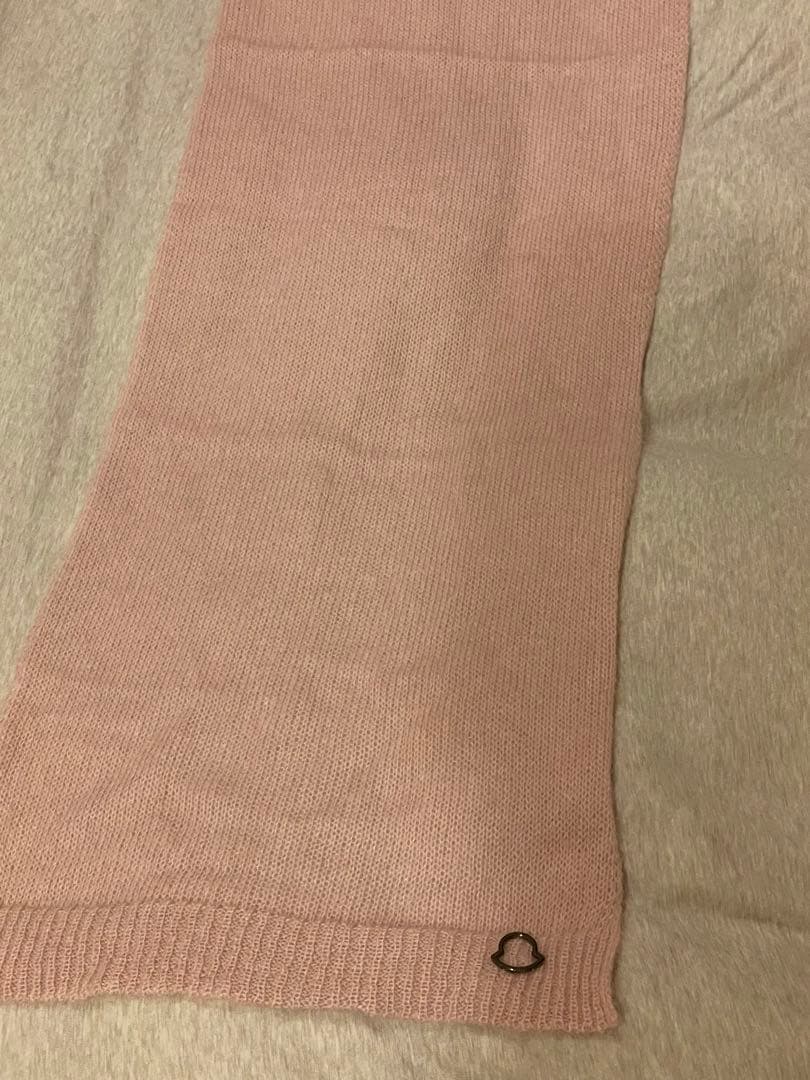 MONCLER モンクレール マフラー ショール　薄ピンク　新品未使用