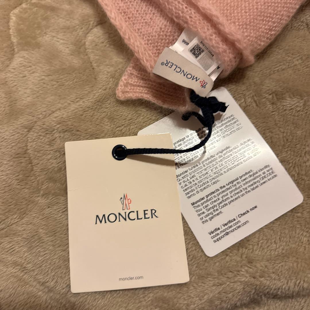 MONCLER モンクレール マフラー ショール　薄ピンク　新品未使用