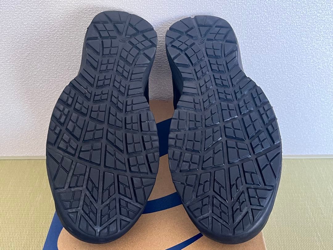 安全靴 アシックス ウィンジョブ CP112 黒 スニーカー 26.5cm