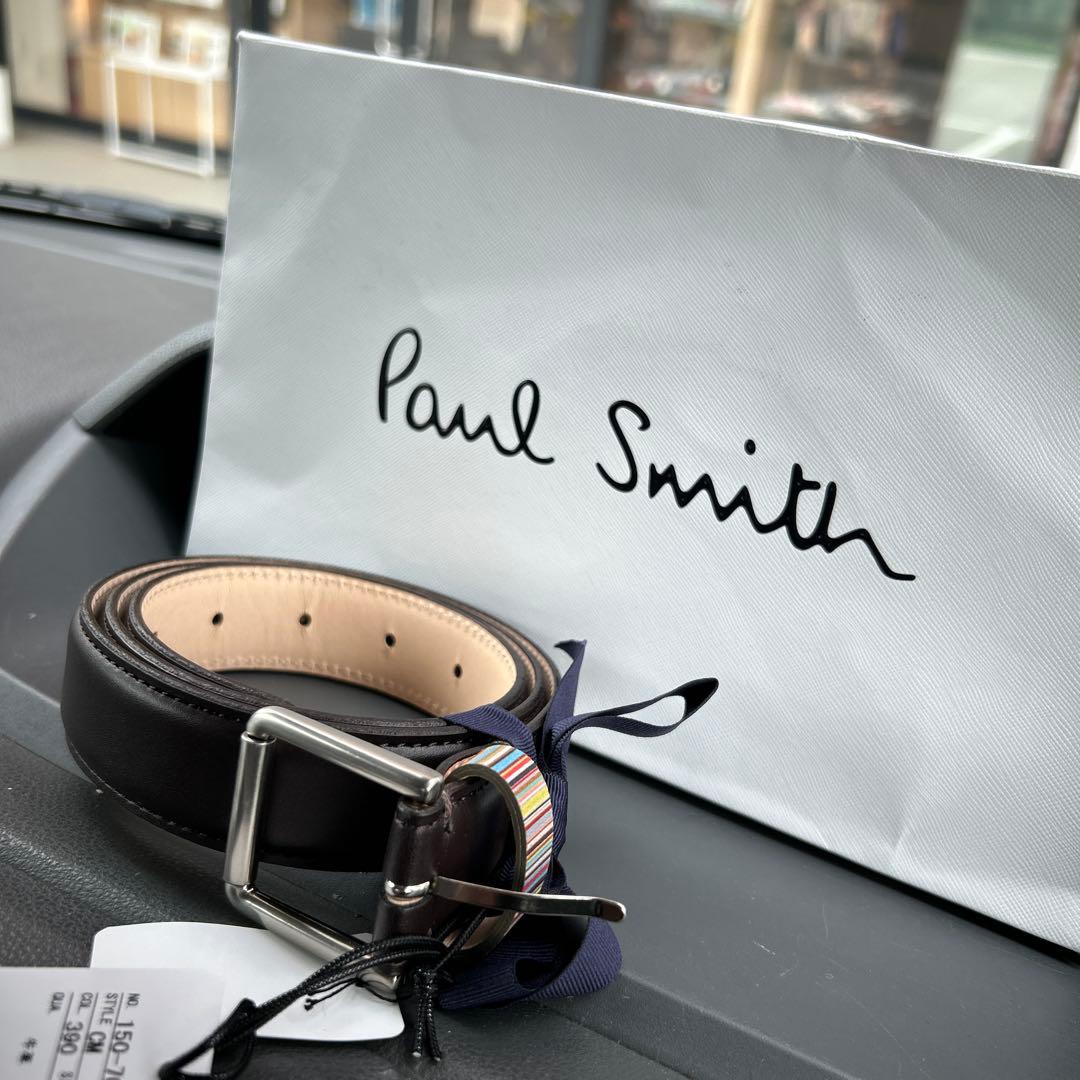 Paul Smith ブラウンレザーベルト