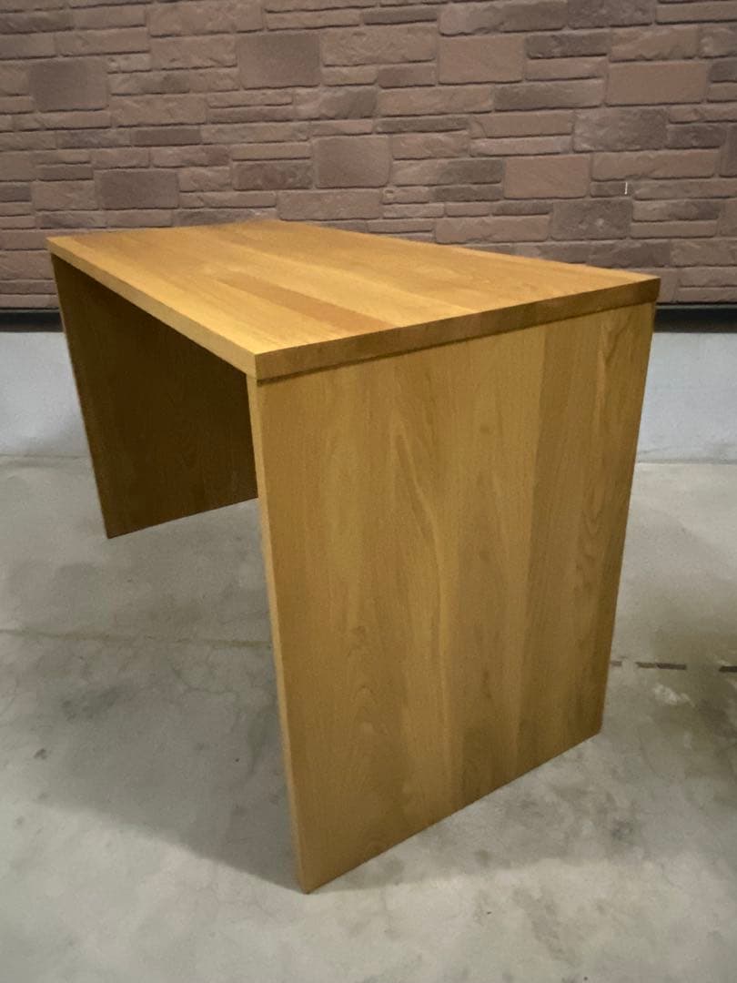 【さくら】無印良品 無垢材　デスク オーク材 W110cm