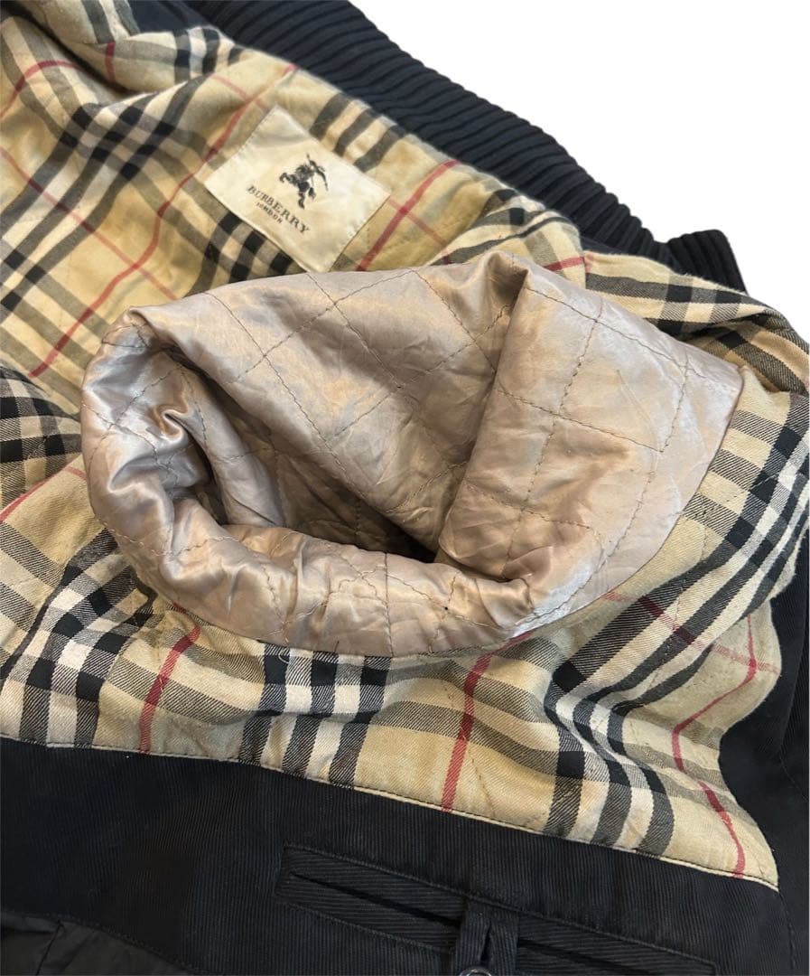 ボロの美学 BURBERRYバーバリー ステンカラーコート フェード スペイン製