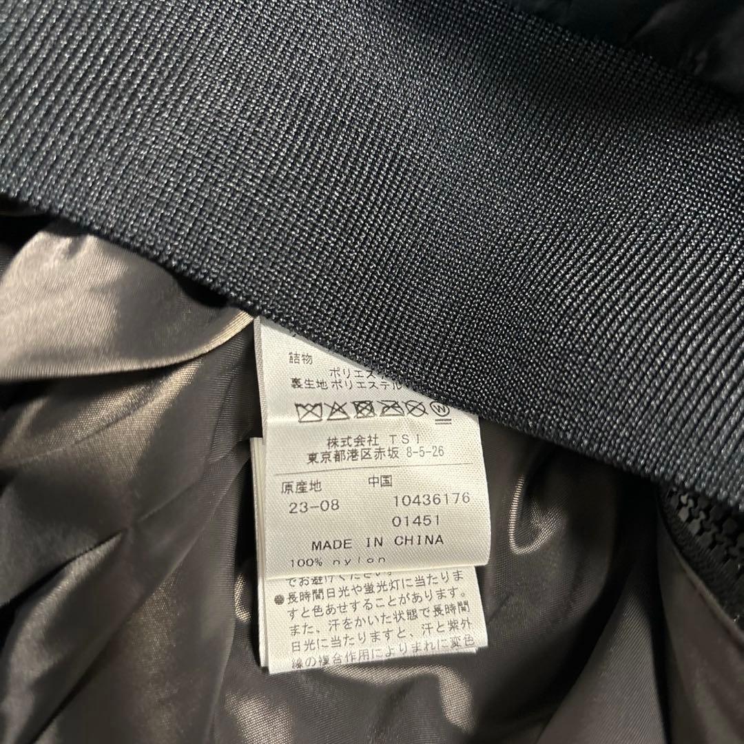 マスターバニースパッタリングエコファーコンビブルゾンベージュサイズ2