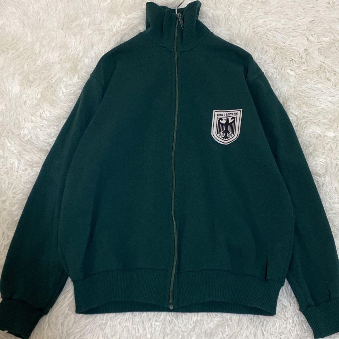 美品 BUNDESWEHR ドイツ軍 トラックジャケット ジャージ グリーン 7