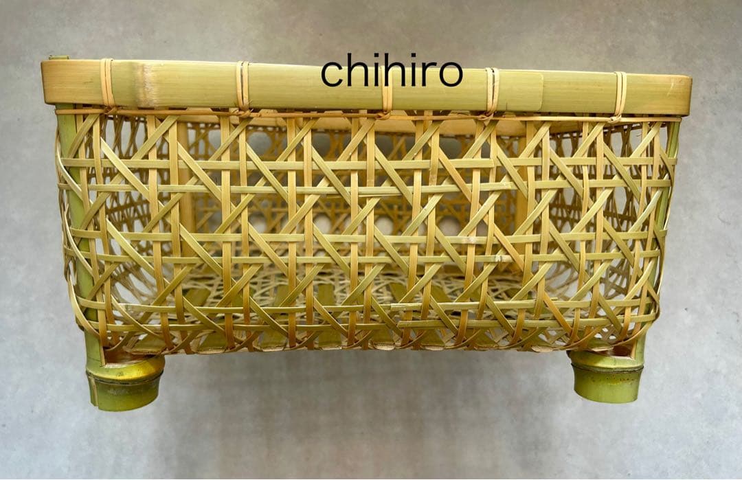 水切り竹かご 椀かご（新品未使用）直径横約33センチ縦約28