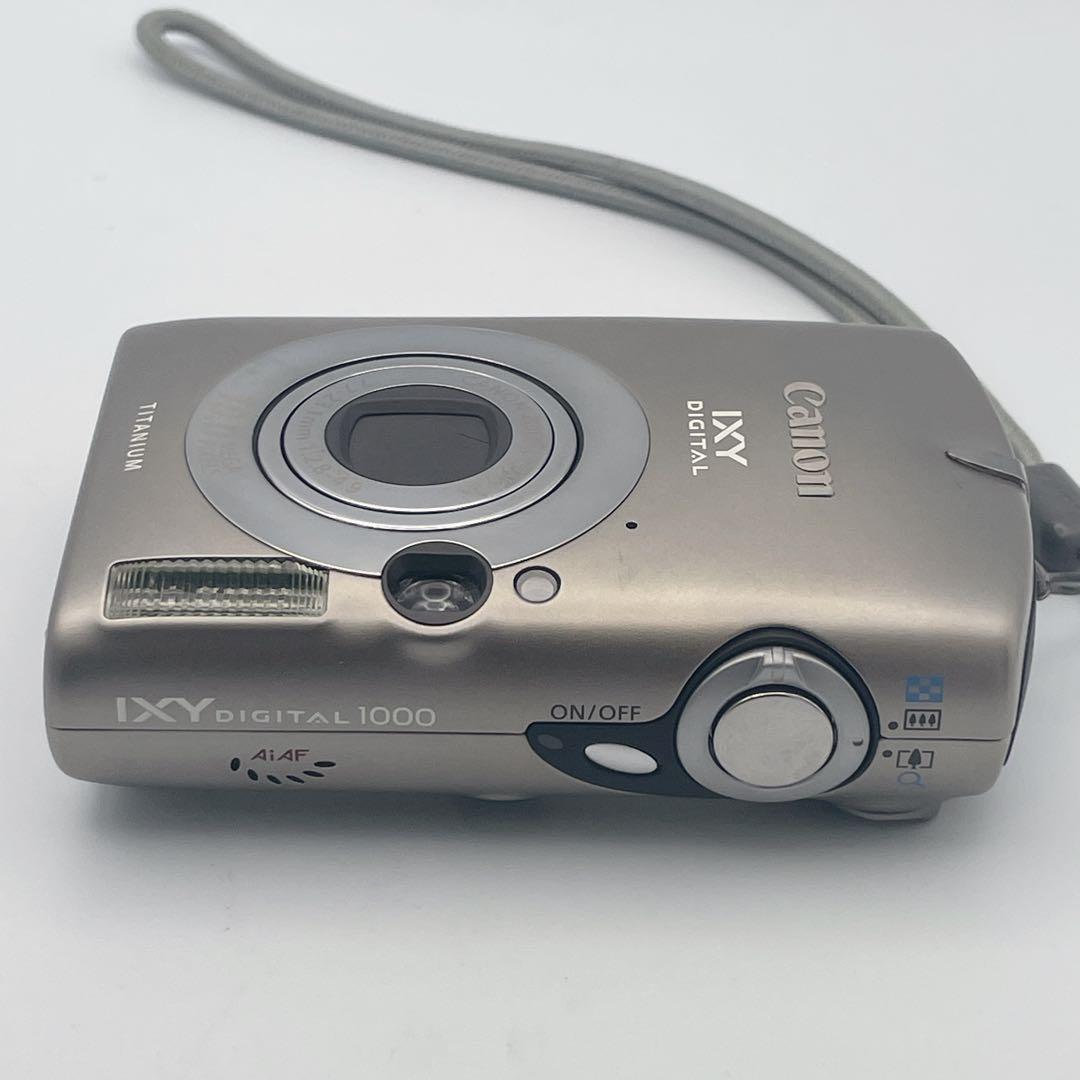 【概ね美品】Canon IXY DIGITAL 1000 チタンボディ イクシー