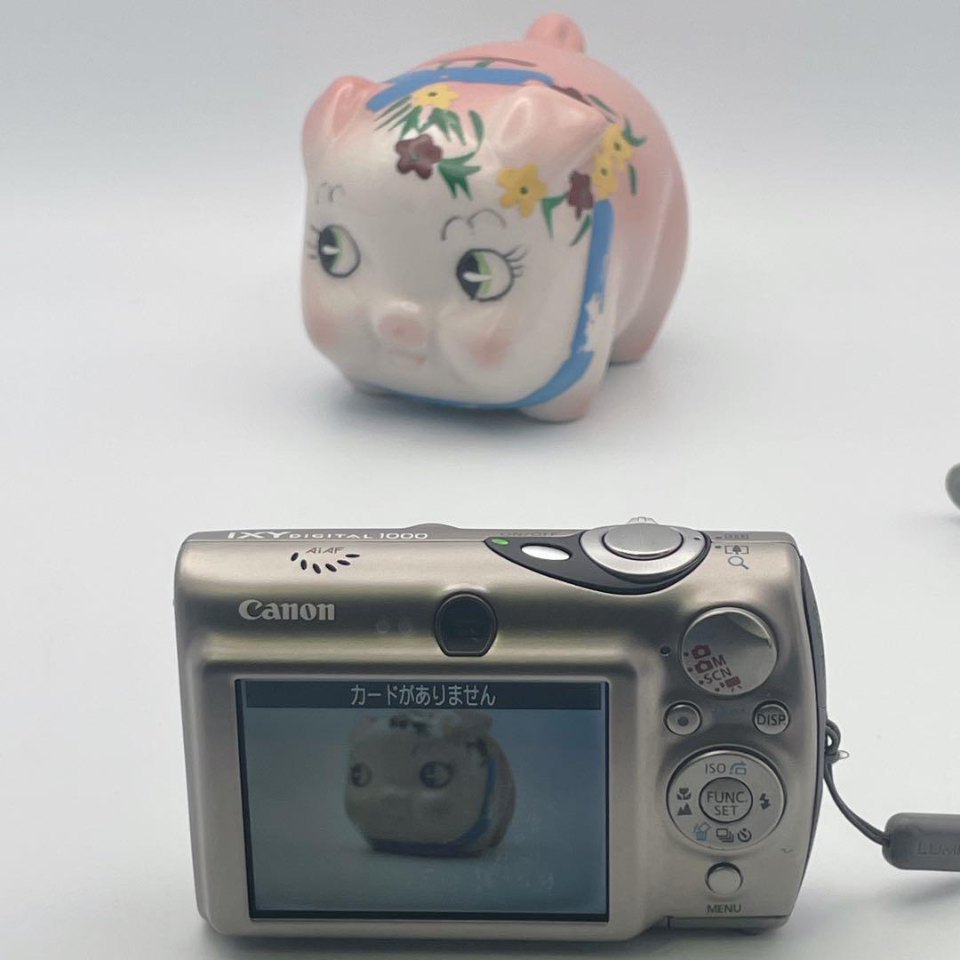 【概ね美品】Canon IXY DIGITAL 1000 チタンボディ イクシー