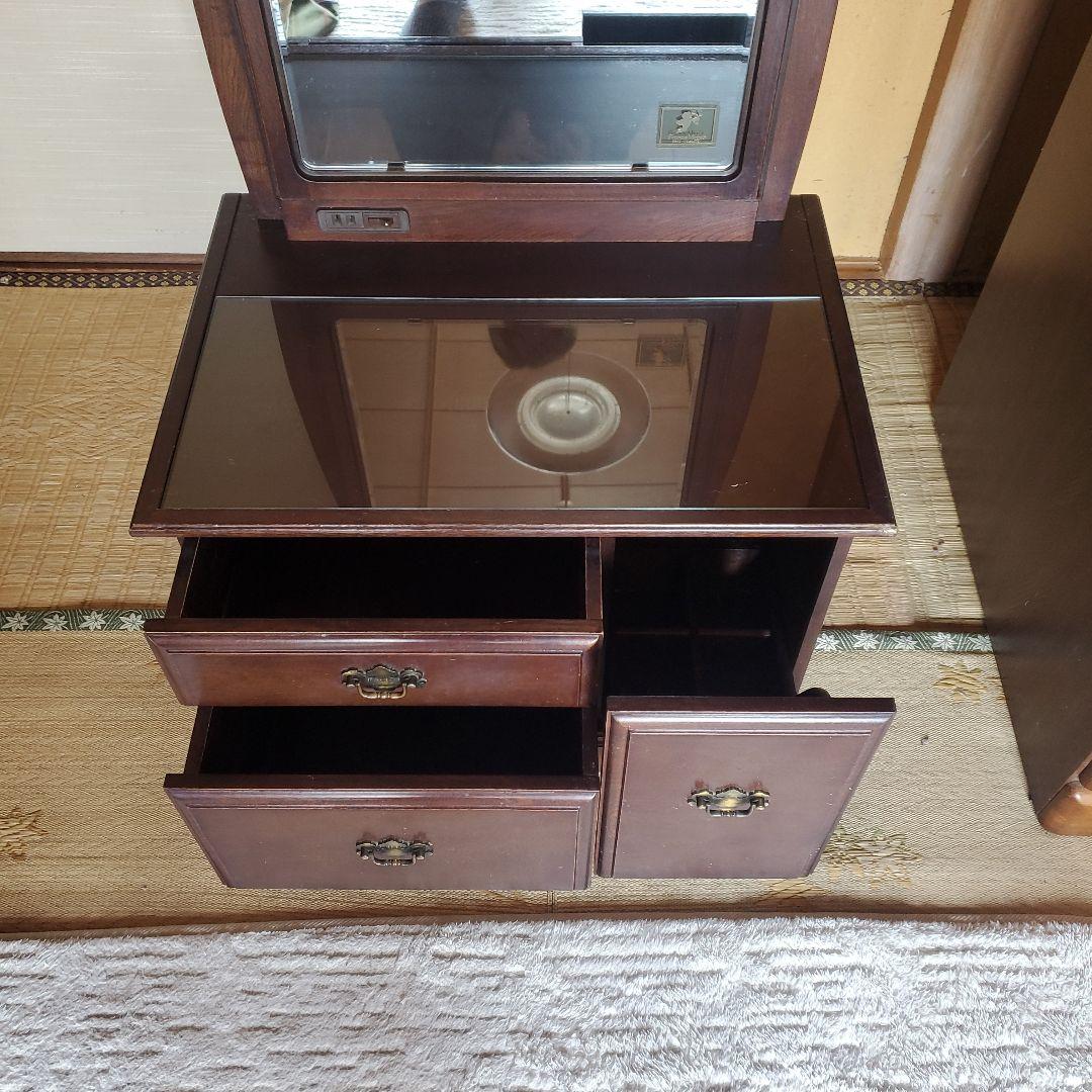 送料込み　ナラ　1面鏡　鏡台