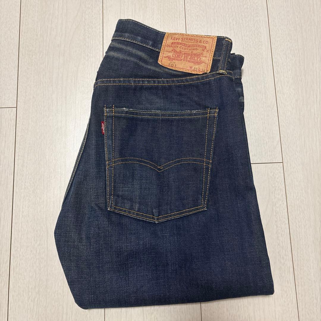 あ*2様 LEVI'S 501xx 1966 BIGE モデルW32 LVC 6