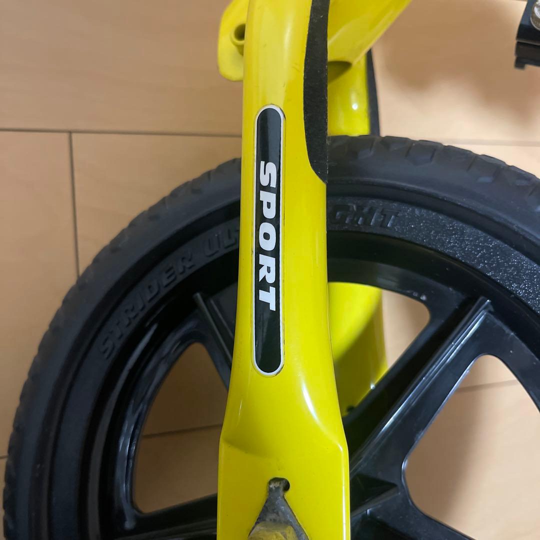 STRIDER SPORTストライダースポーツバランスバイク イエロー 整備済！