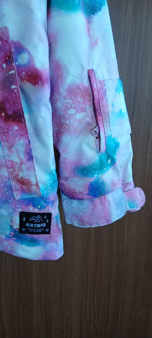 ESTIVA ROXY　水彩風 スノーボードウェア　上下Mサイズ