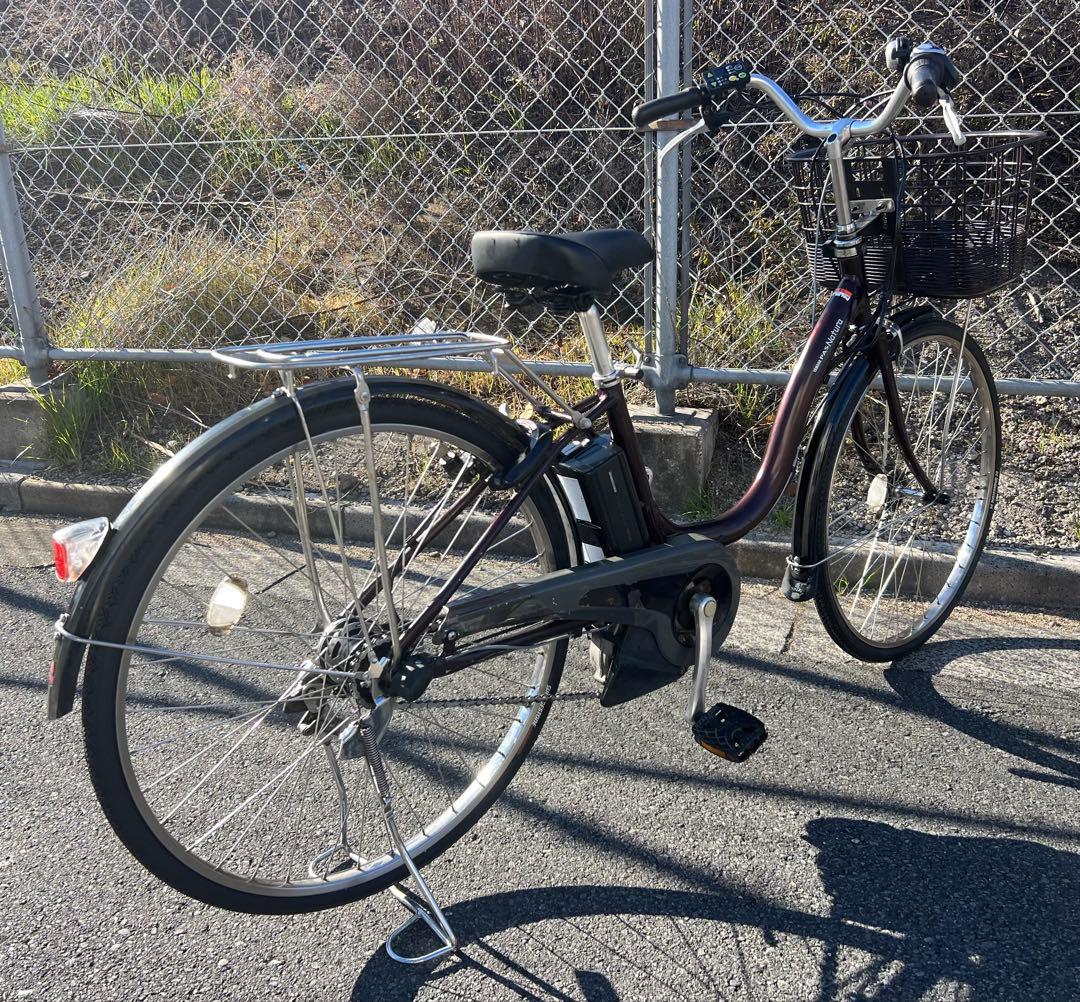 ヤマハPASナチュラ電動アシスト自転車タイヤ新品交換済26インチ整備済関東圏配送