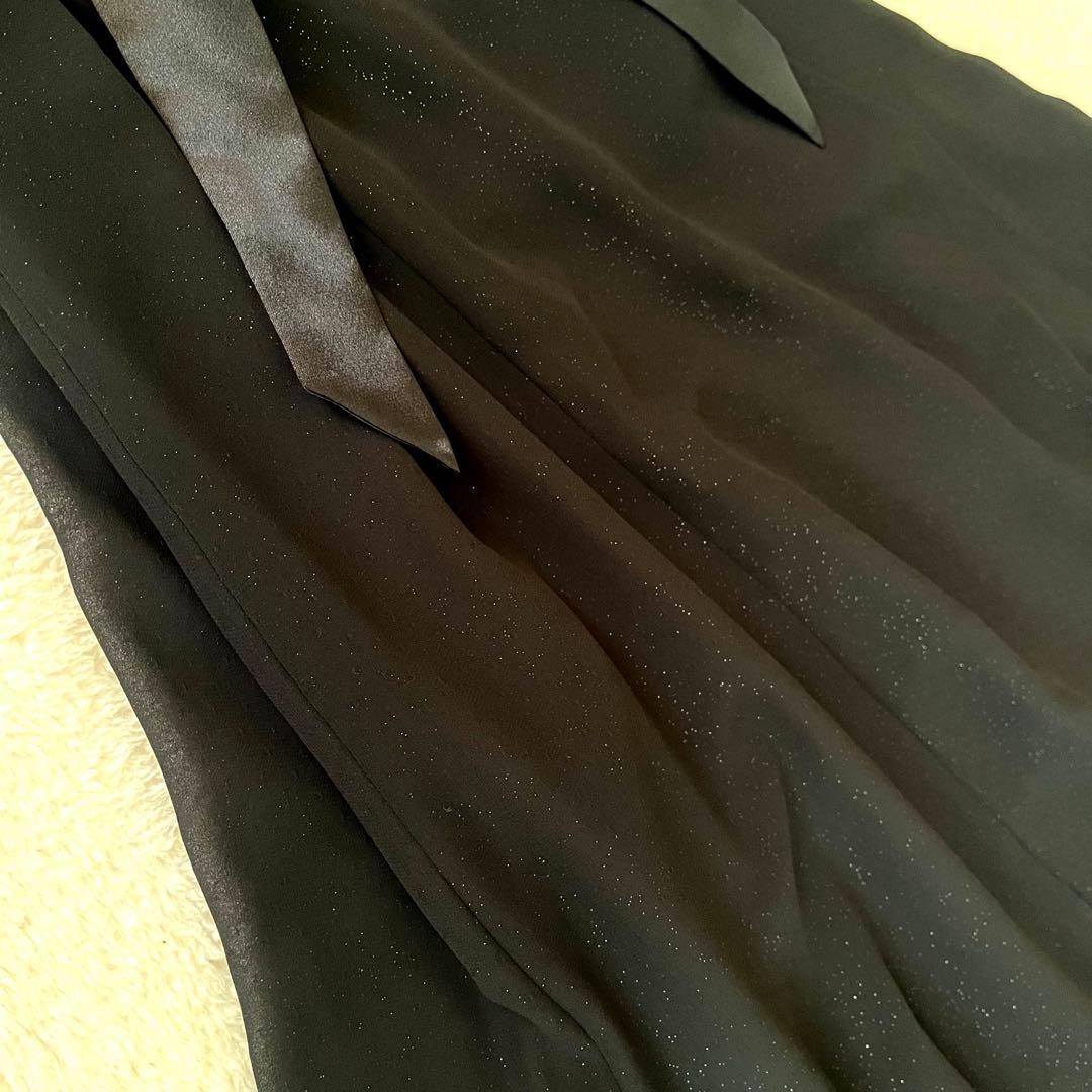 美品☆anySiSパーティドレス ホルターネック 結婚式 2次会 オンワード樫山