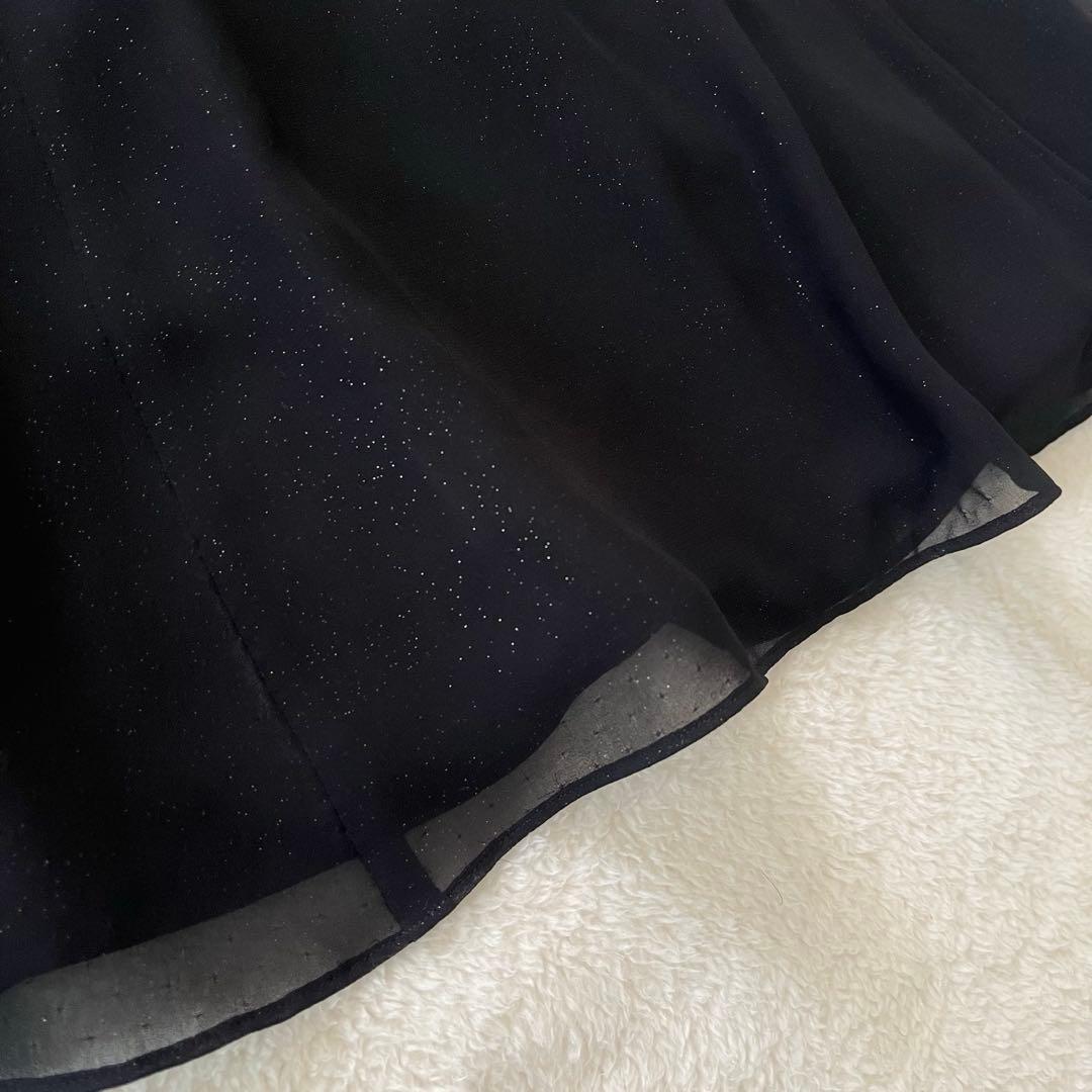 美品☆anySiSパーティドレス ホルターネック 結婚式 2次会 オンワード樫山