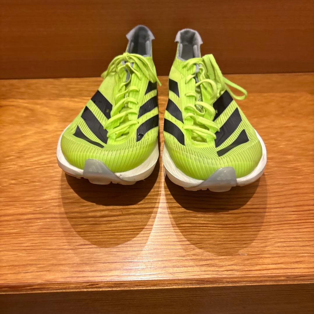 ADIZERO AMBITION 陸上スパイク 27.5cm　蛍光イエロー