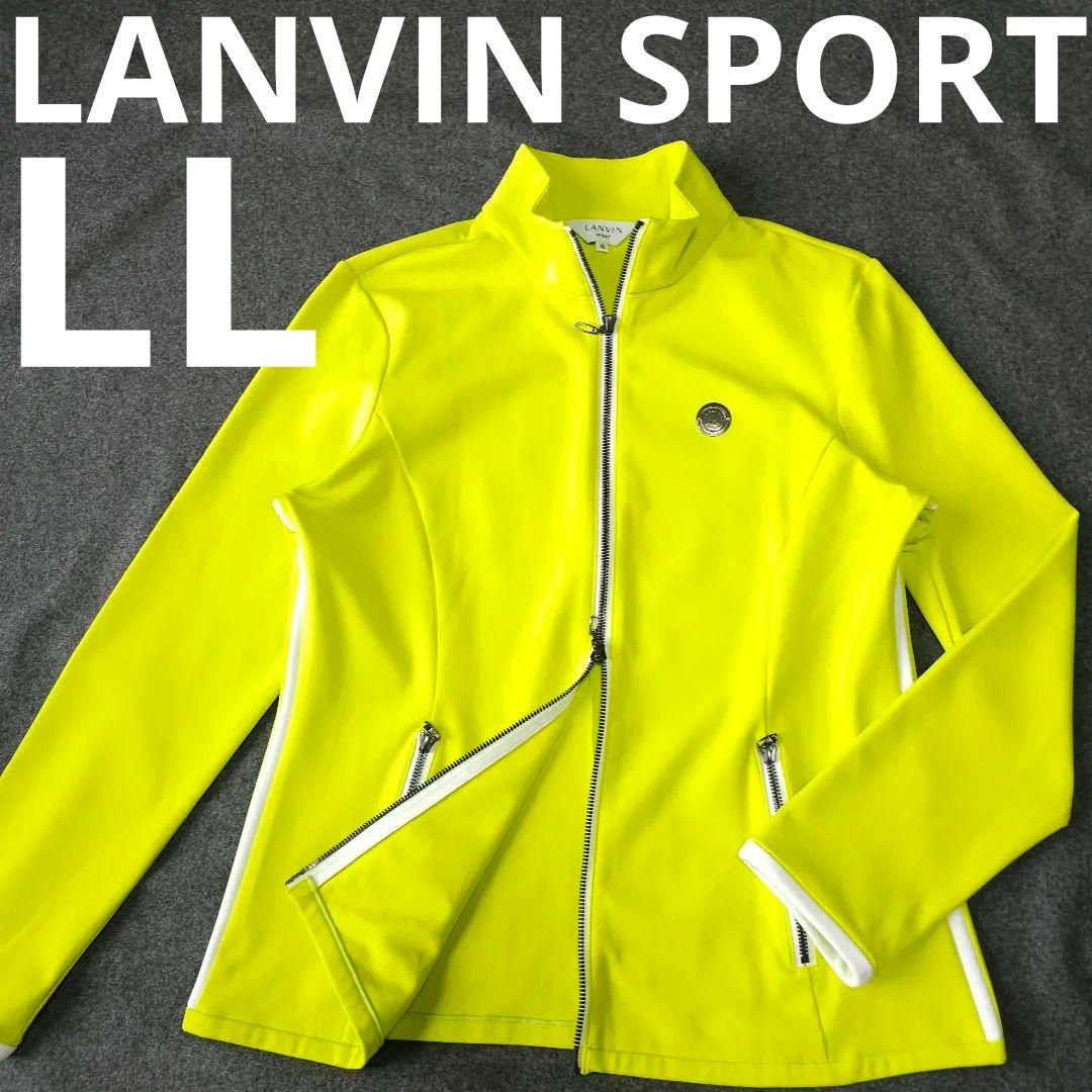 ランバンスポール】人気刻印ロゴマークデザイン 長袖ゴルフブルゾン