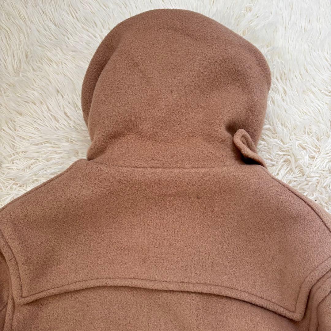 バーバリー ノバチェック ダッフルコート　ウール 英国製 ベージュ　サイズL相当