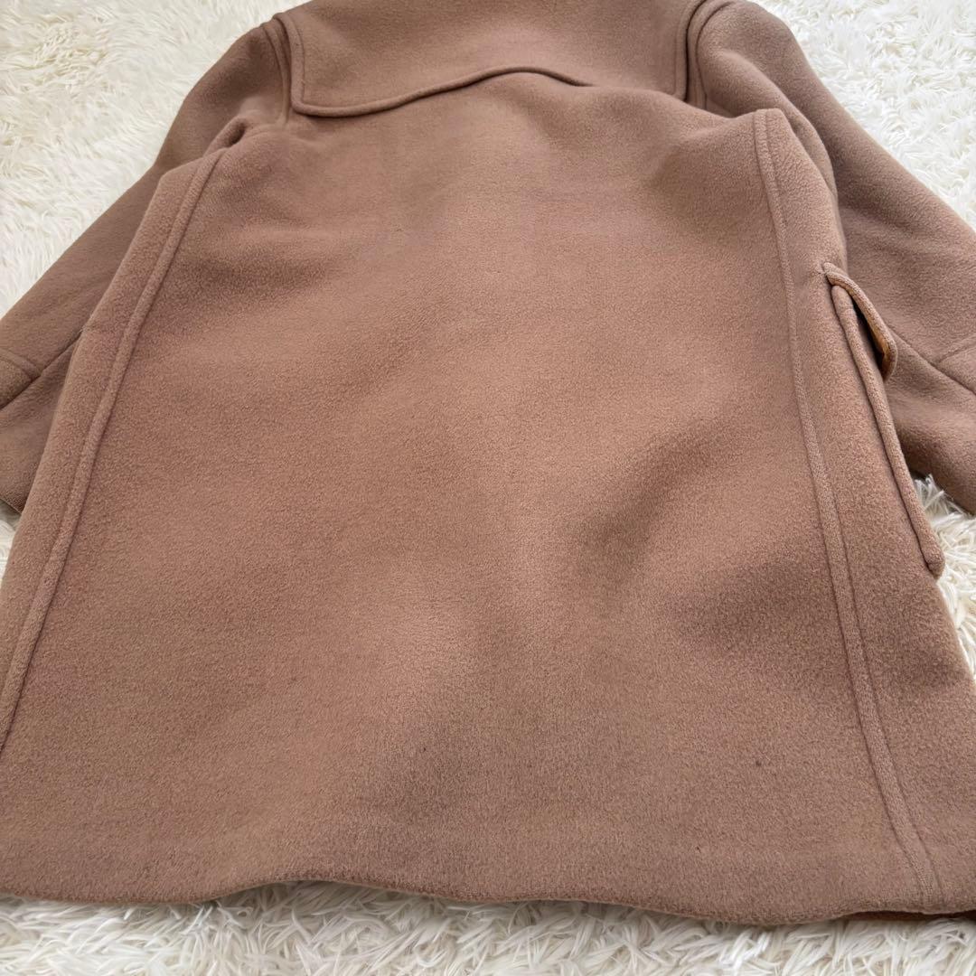 バーバリー ノバチェック ダッフルコート　ウール 英国製 ベージュ　サイズL相当