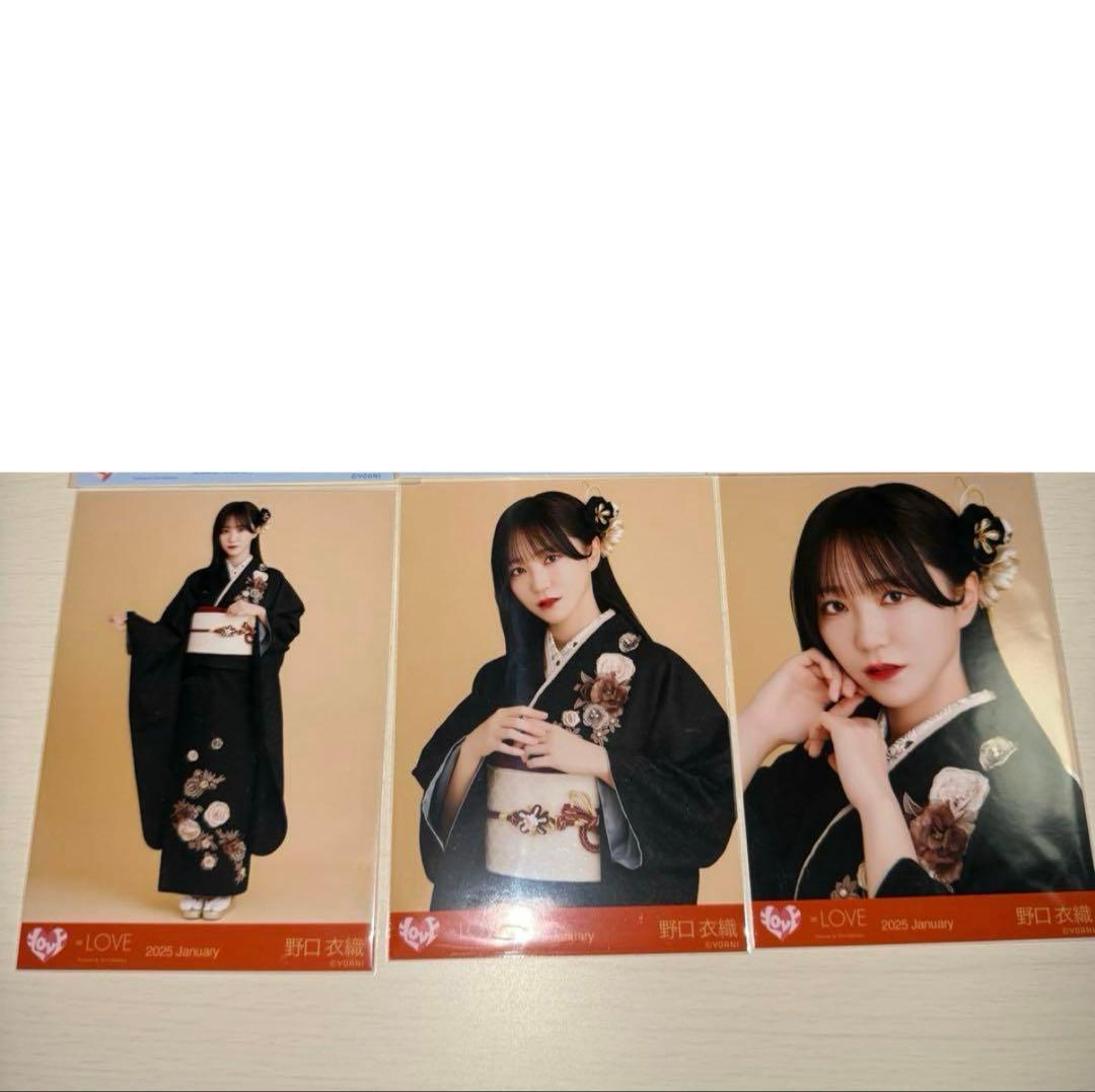 野口衣織 振袖 2025 生写真 着物 イコラブ いおり コンプ - メルカリ