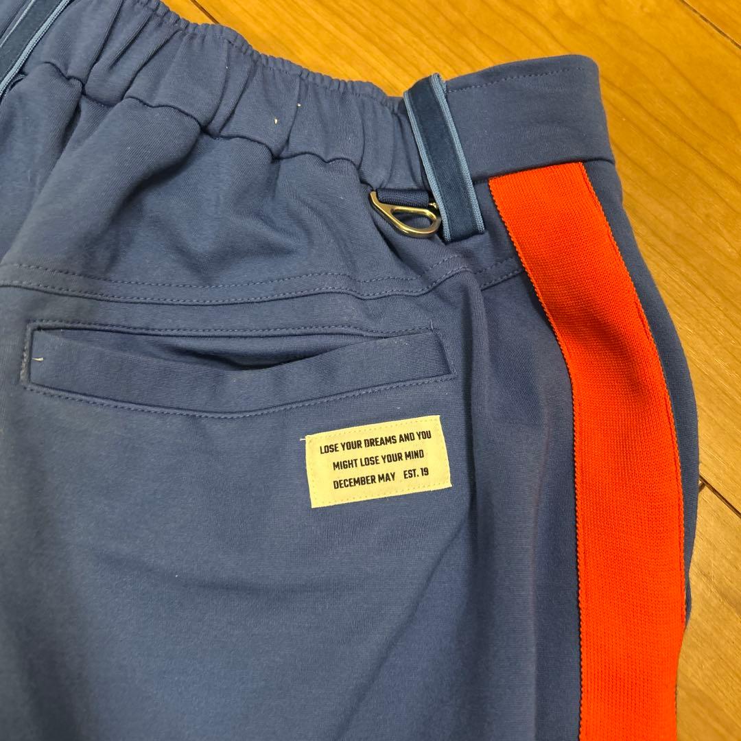 美品 DECEMBERMAY XL ブルーレッドパンツ