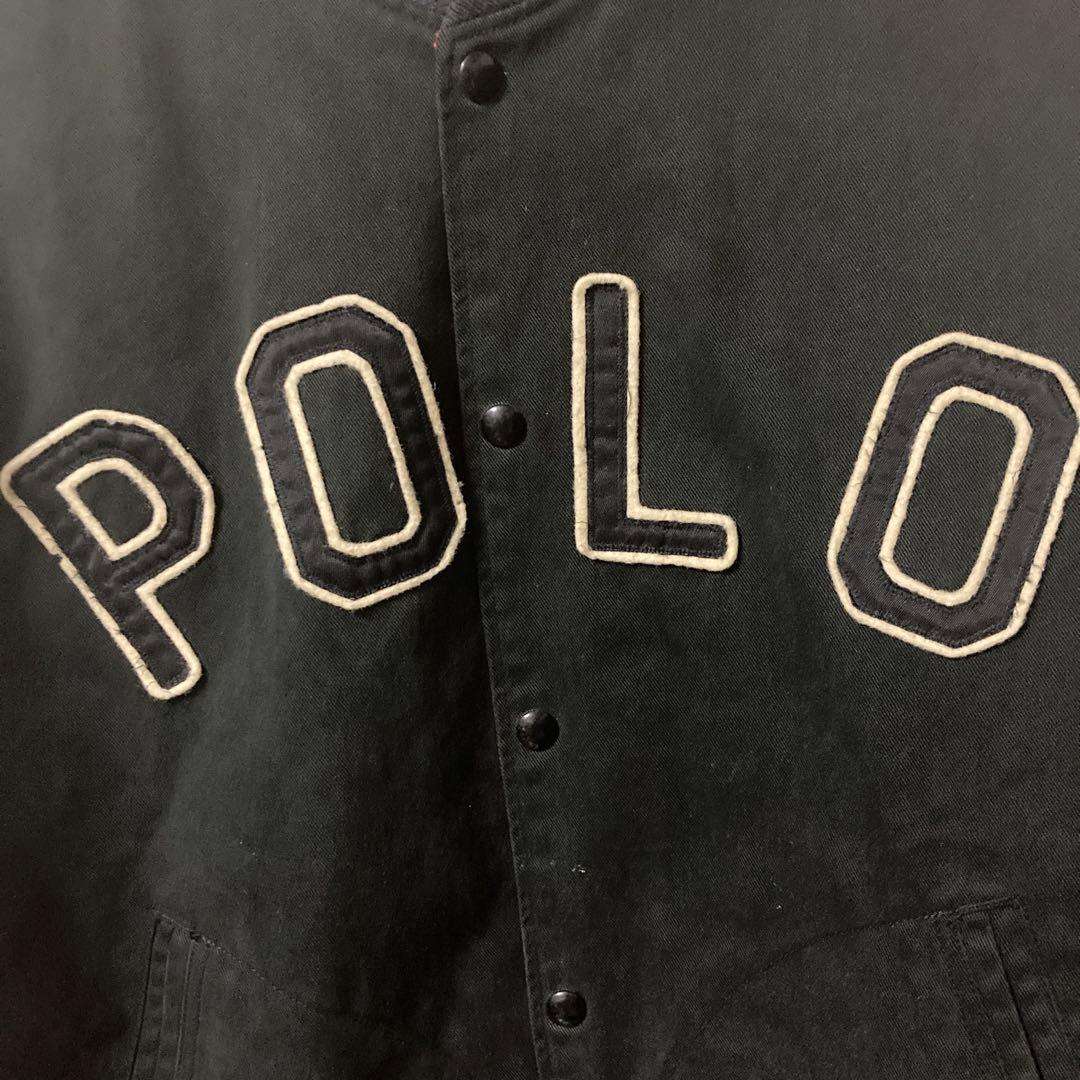 激レア90s POLO SPORT Blackタイガージャケット - ジャケット