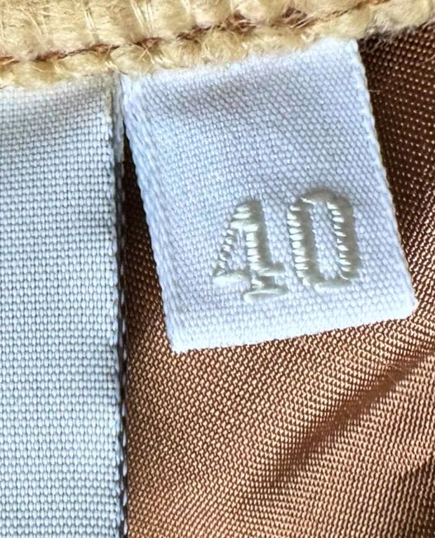 Miu Miu ミュウミュウ Y2K フェイクファー付シルクスカート サイズ40