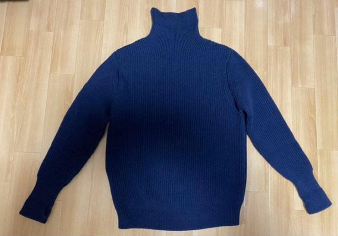 ANDERSEN-ANDERSEN リブ編みタートルネックニット M 山田レン