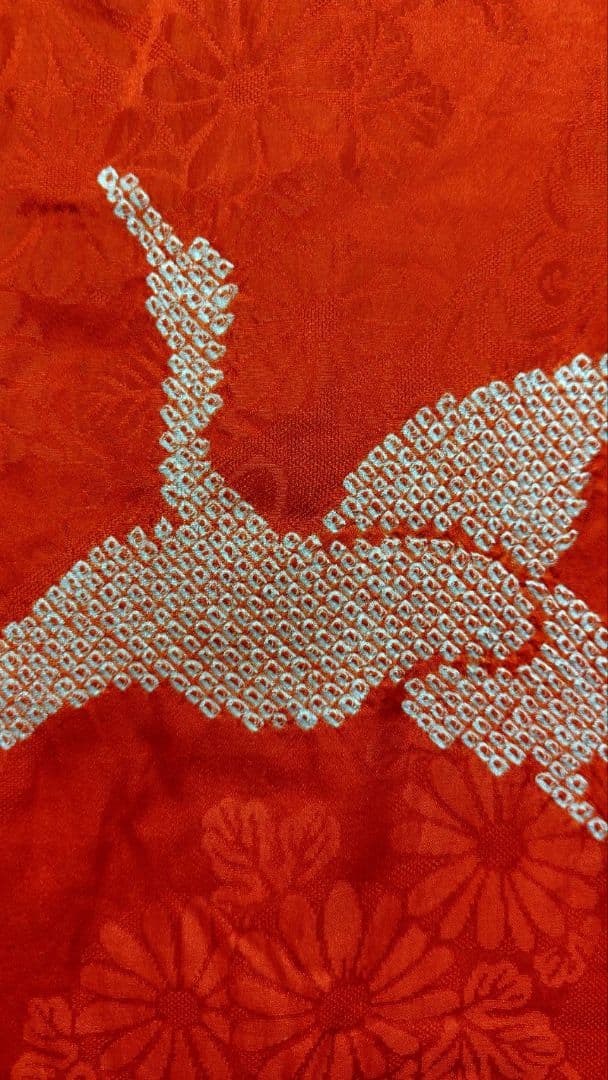 RK521アンティーク子供着物長襦袢着丈134センチ裄丈62センチ正絹綺麗美