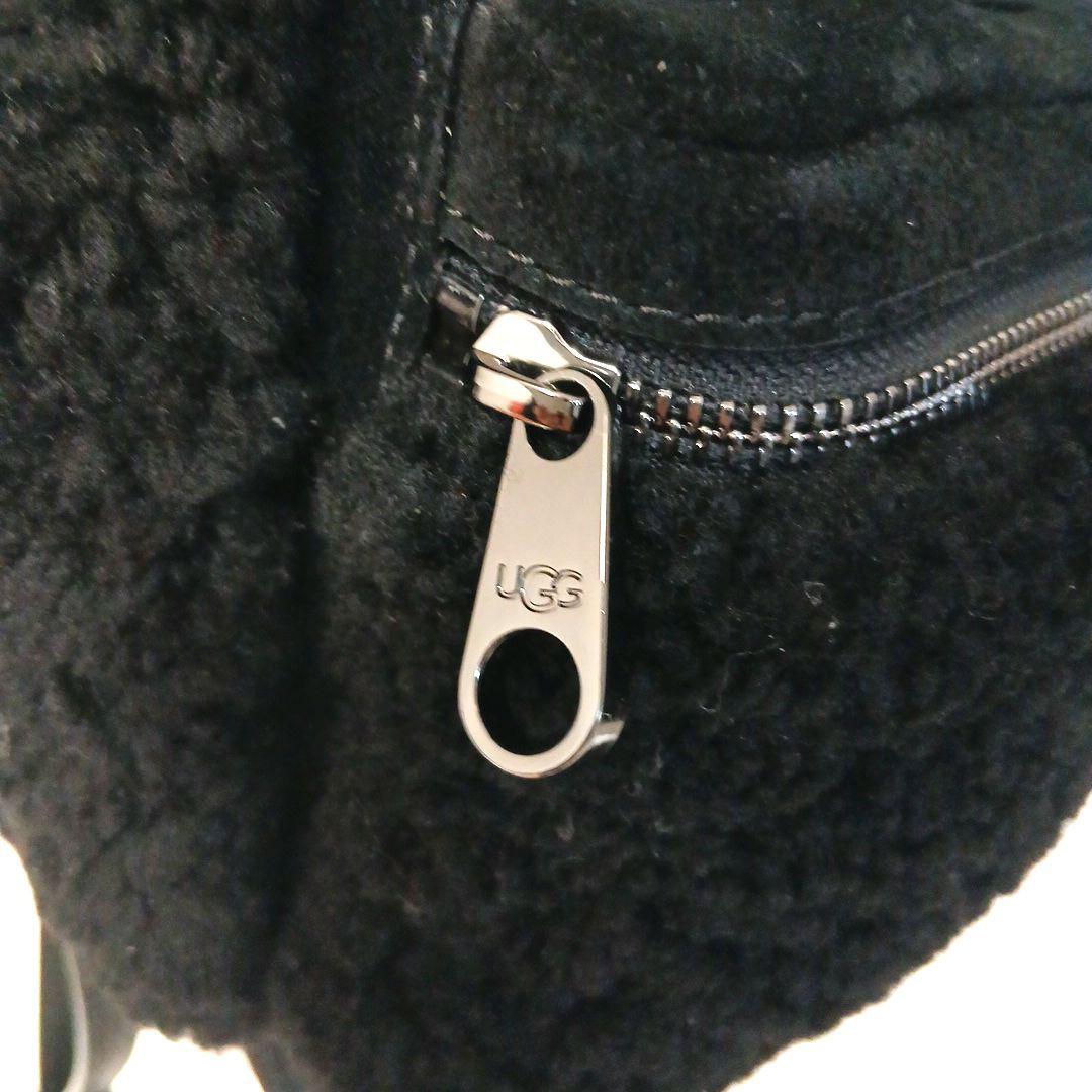 UGG アグ ミニリュック バックパック シープ ブラック スエード ボア
