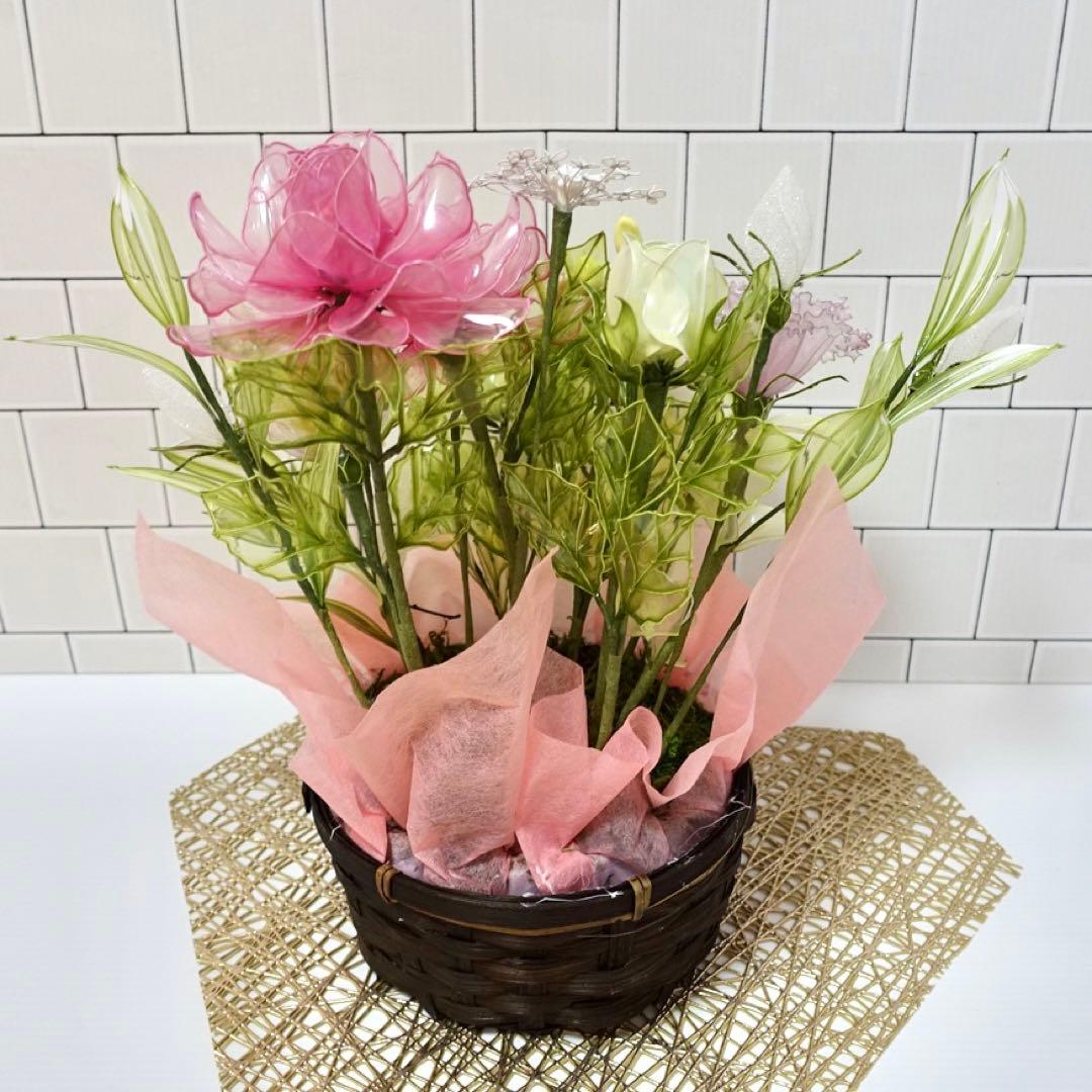 アメリカンフラワー（バラ、トルコキキョウ）ディップフラワー