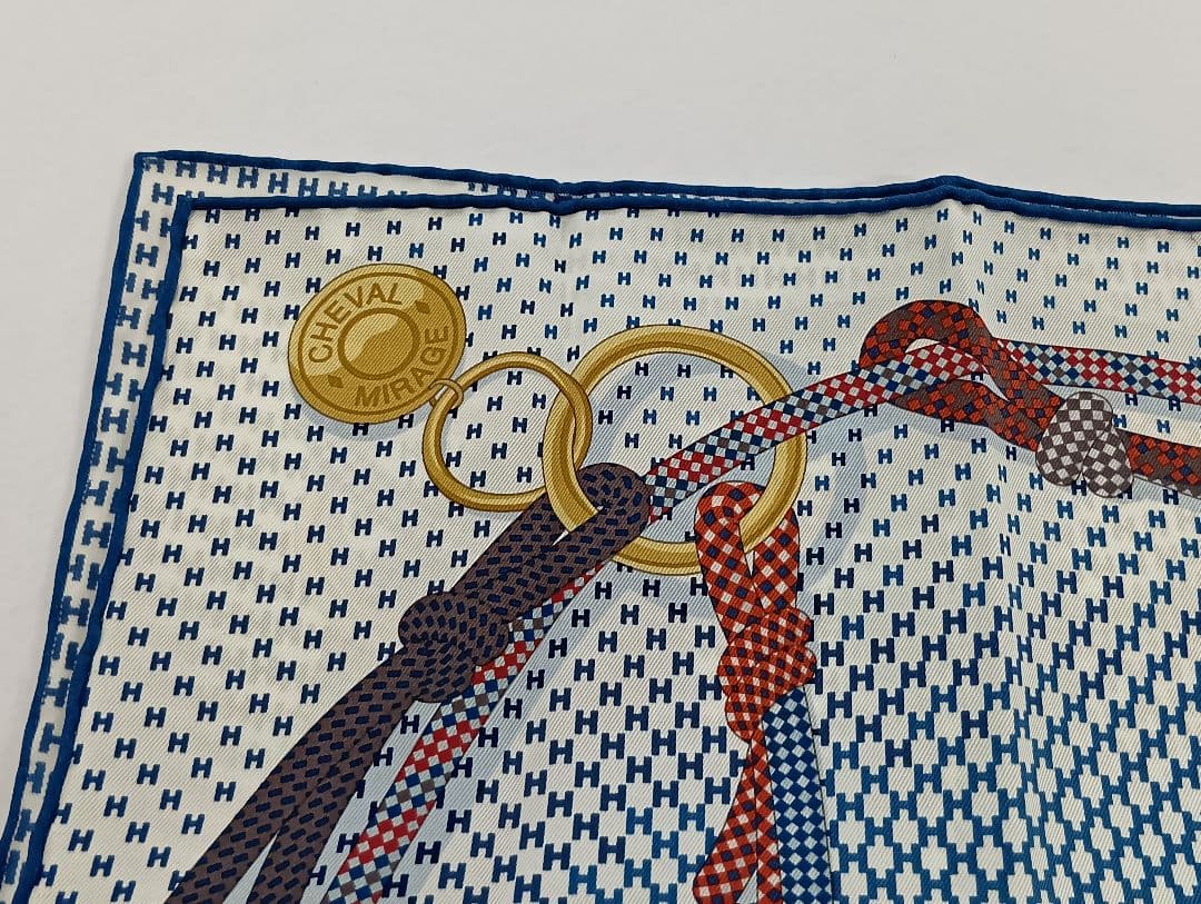 253 HERMES エルメス スカーフ カレ70 CHEVAL MIRAGE