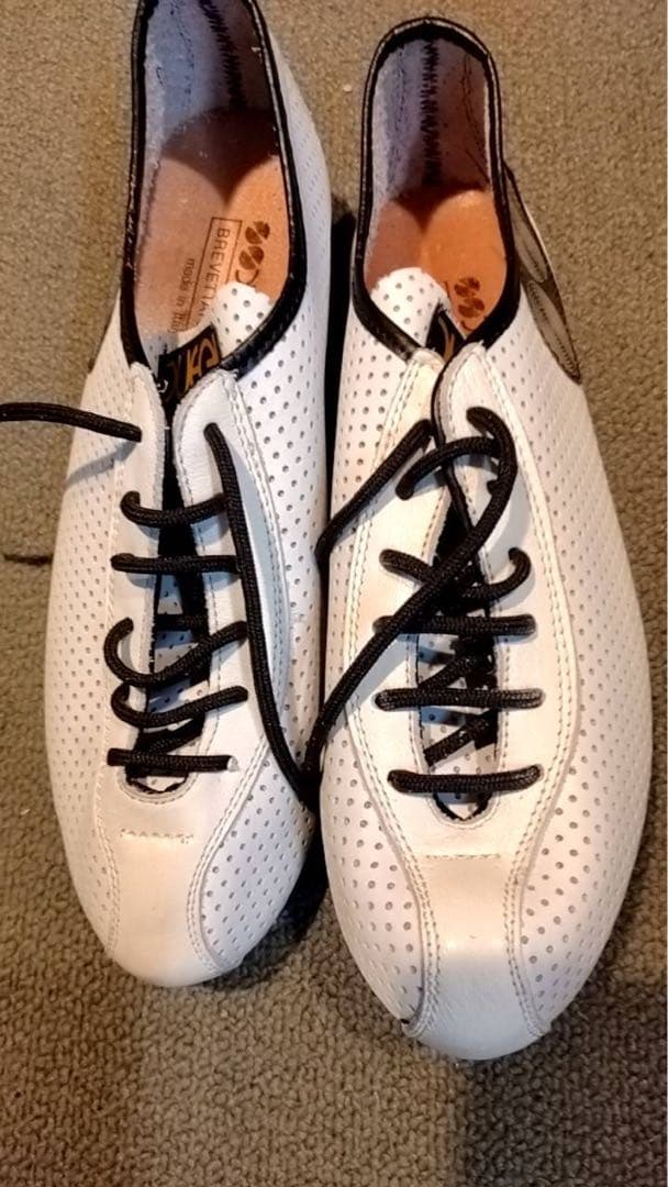 レーサーシューズ イタリア製DEUGI メッシュタイプ白 サイズ40