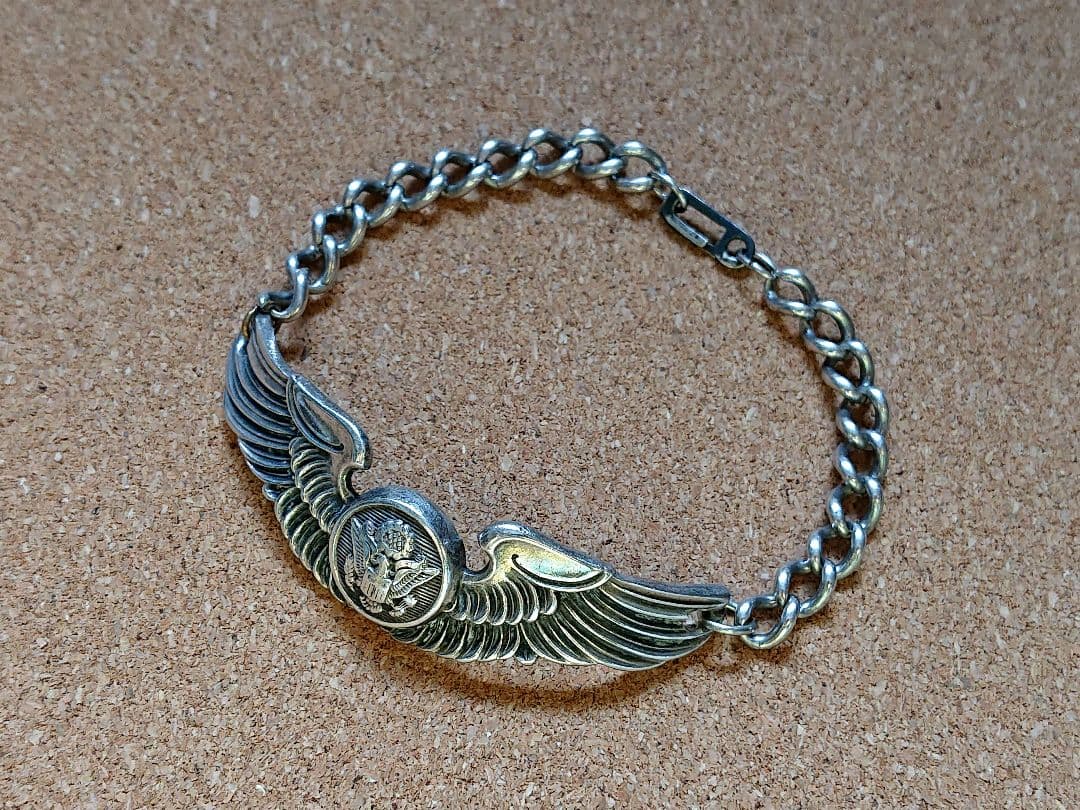 WW2 40s 米軍 sterling bracelet スウィートハート - メルカリ