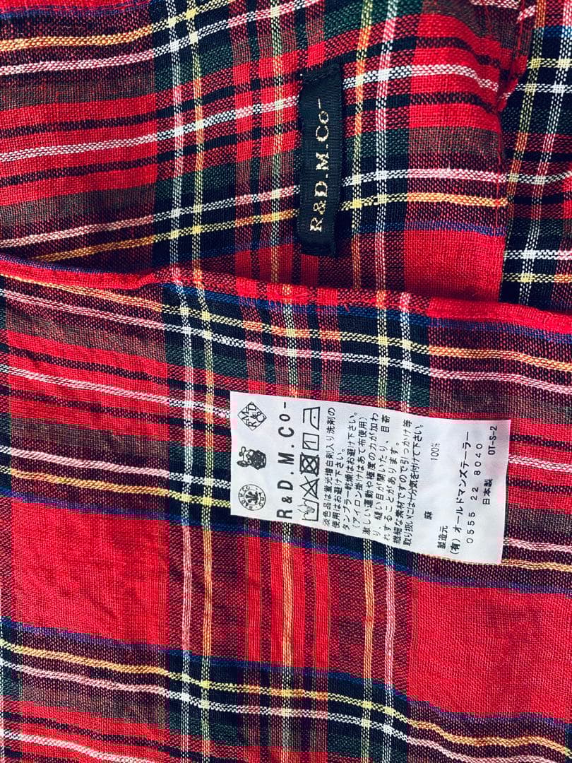 オールドマンズテーラー リネンストール　大判　新品未使用